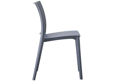 Tabouret de bar Laurel, similicuir, blanc/noir