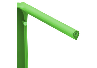 Tabouret de bar Laurel, similicuir, blanc