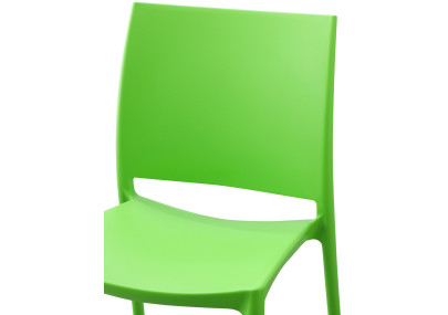 Tabouret de bar Laurel, similicuir, blanc