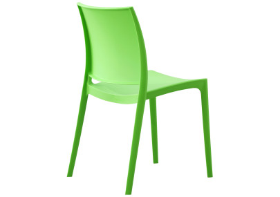 Tabouret de bar Laurel, similicuir, blanc