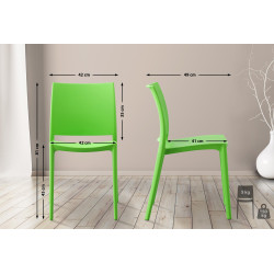 Tabouret de bar Laurel, similicuir, blanc