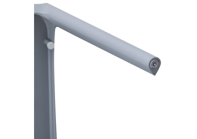 Tabouret de bar Laurel, similicuir, blanc/cr?me