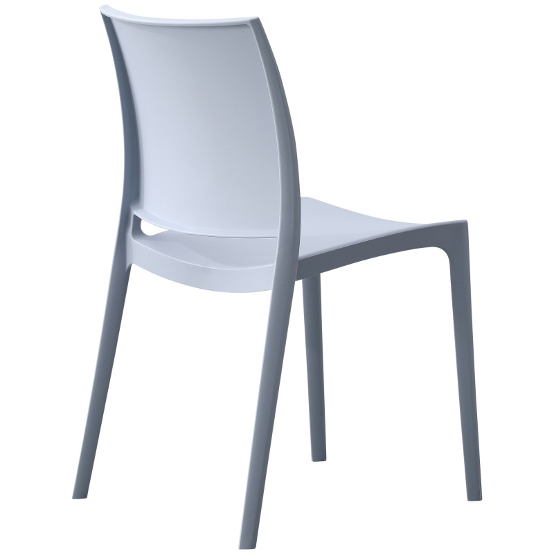 Ensemble de 2 chaises Meton gris clair