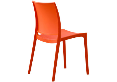 Ensemble de 2 chaises, orange Meton