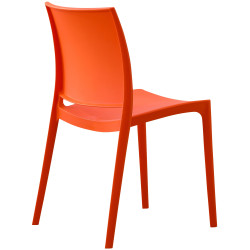 Ensemble de 2 chaises, orange Meton