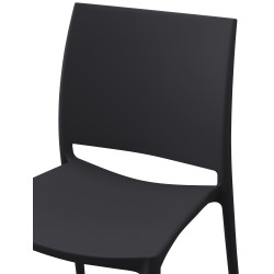 Lot de 2 chaises, Meton noir