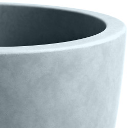 Ensemble de 3 pots de fleurs, 3 gris