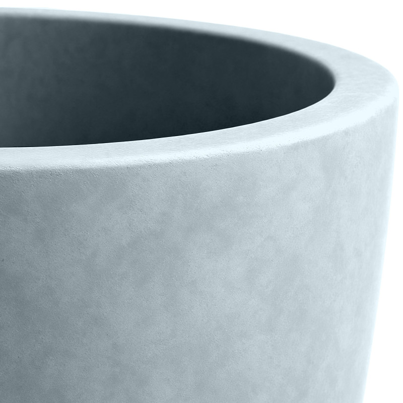 Ensemble de 3 pots de fleurs, 3 gris