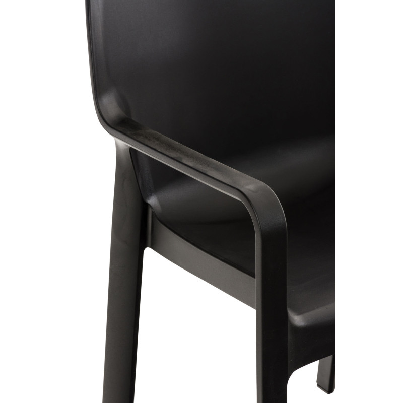 Ensemble de 4 chaises Diva, noires