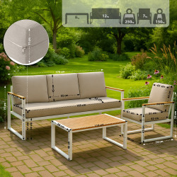 Ensemble de sièges Rodiesa, blanc