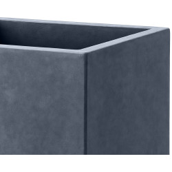 Ensemble de 2 pots de fleurs, 3 anthracite