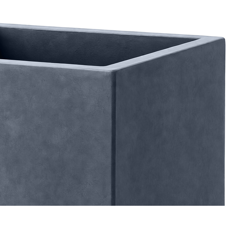 Ensemble de 2 pots de fleurs, 3 anthracite