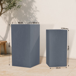 2er Set Pflanzkübel 3