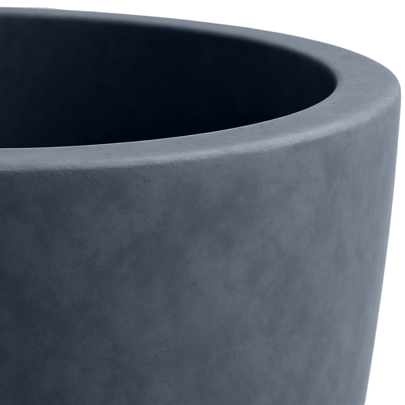 Ensemble de 2 pots de fleurs, anthracite