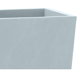 Ensemble de 3 pots de fleurs, 2 gris