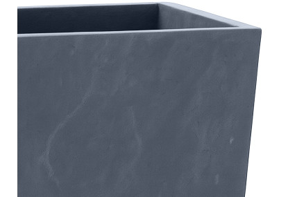 Ensemble de 3 pots de fleurs anthracite