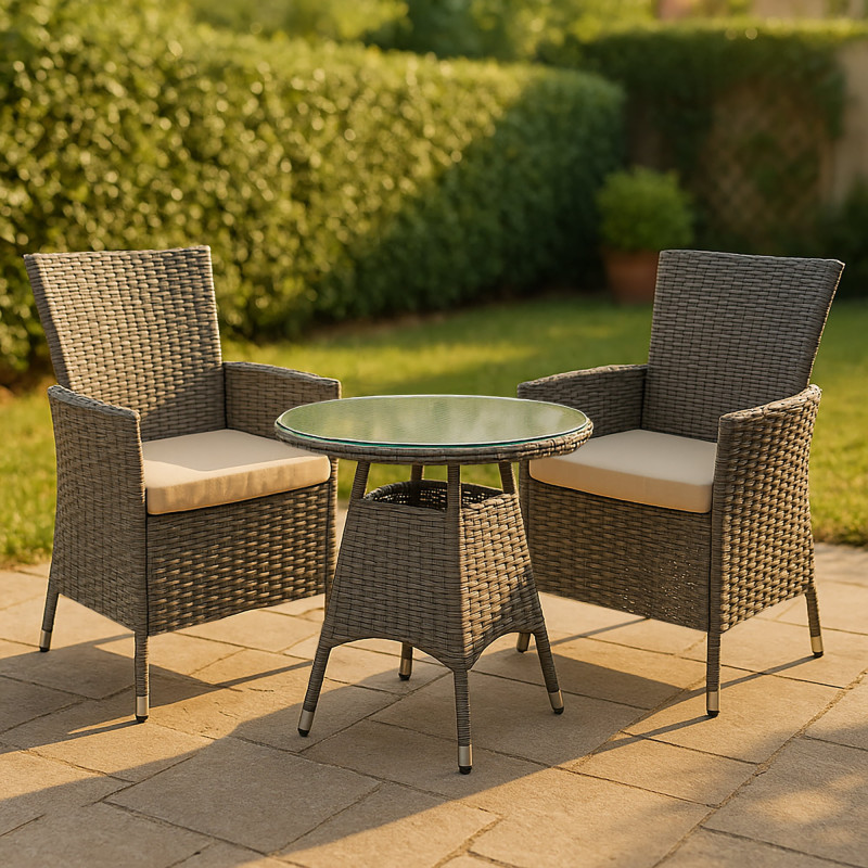 Ensemble de sièges Fireda, gris chiné