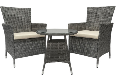 Ensemble de sièges Fireda, gris chiné