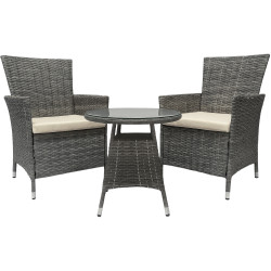 Ensemble de sièges Fireda, gris chiné