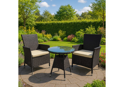 Ensemble de sièges Fireda, marron foncé