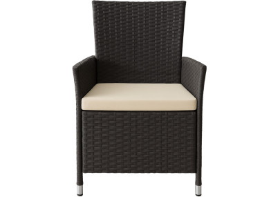 Ensemble de sièges Fireda, marron foncé