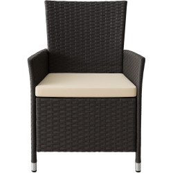 Ensemble de sièges Fireda, marron foncé