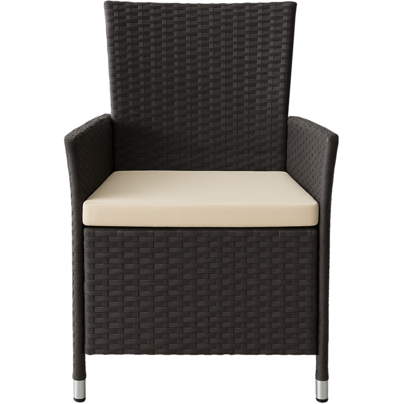 Ensemble de sièges Fireda, marron foncé