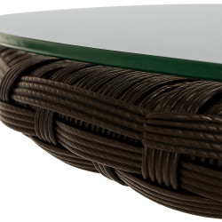 Ensemble de sièges Fireda, marron foncé