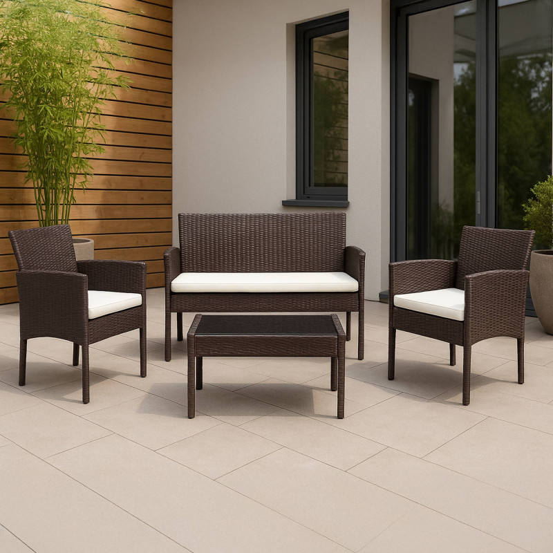 Ensemble de sièges Ramunda, marron