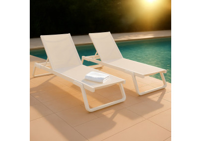 Ensemble de 4 tabourets de bar Fletcher, orange