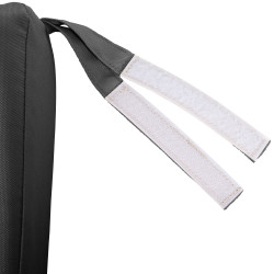 Banc suspendu Joyce avec coussin d'assise 150 cm + teck gris foncé