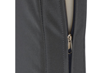 Banc suspendu Joyce avec coussin d'assise 180 cm + teck gris foncé