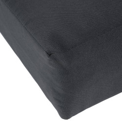 Balancelle Joyce avec coussin d'assise 200 cm + teck gris foncé