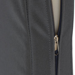 Balancelle Joyce avec coussin d'assise 220 cm + teck gris foncé