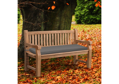 Teakbank Jackson mit Sitzkissen 150 cm + teak