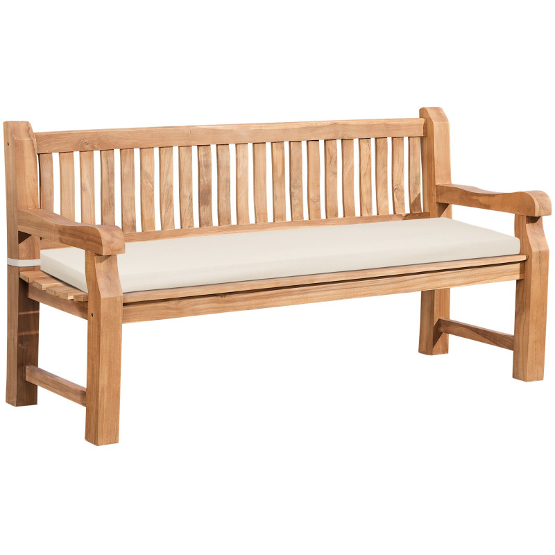 Teakbank Jackson mit Sitzkissen 180 cm + teak