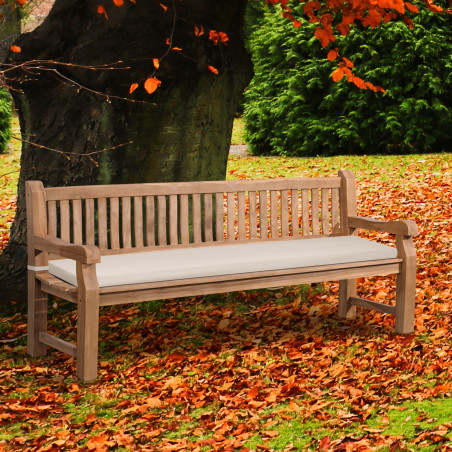 Teakbank Jackson mit Sitzkissen 220 cm + teak