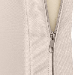 Banc Jackson en teck avec coussin d'assise 240 cm + teck cr?me