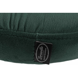 Set de 2 Taburetes de bar Ponte en terciopelo Verde,Metal negro mate