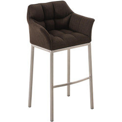 Barhocker Damaso E Stoff mit 4-Fuß Gestell