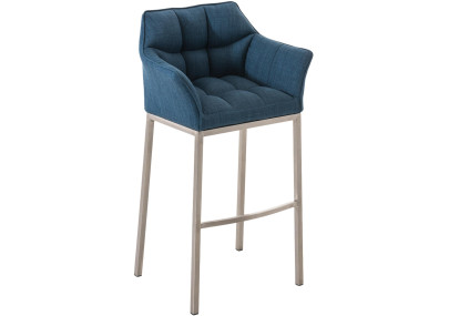 Barhocker Damaso E Stoff mit 4-Fuß Gestell