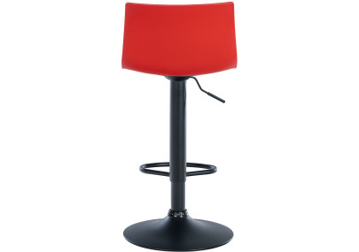 Lot de 2 tabourets de bar Branford, en plastique, rouges