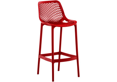 Tabouret de bar rouge Air