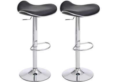 Set De 2 Taburetes Shanghai Negro