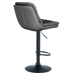 Barhocker Laurel Kunstleder schwarz