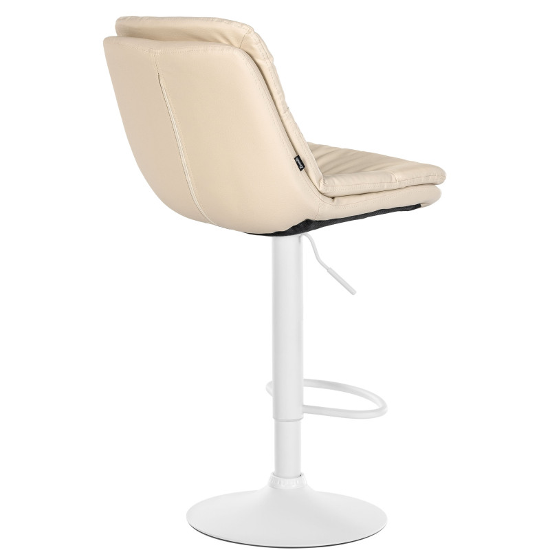 Barhocker Laurel Kunstleder weiß