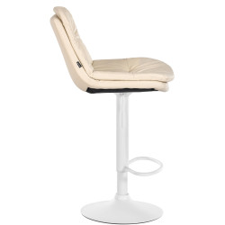 Barhocker Laurel Kunstleder weiß