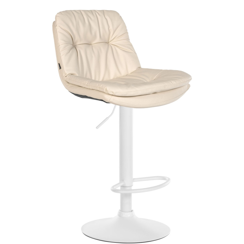 Barhocker Laurel Kunstleder weiß