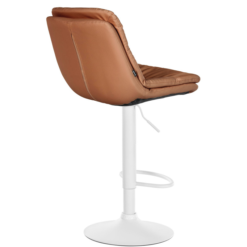 Barhocker Laurel Kunstleder weiß