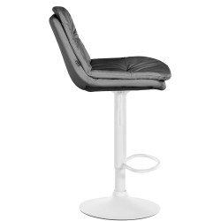 Barhocker Laurel Kunstleder weiß